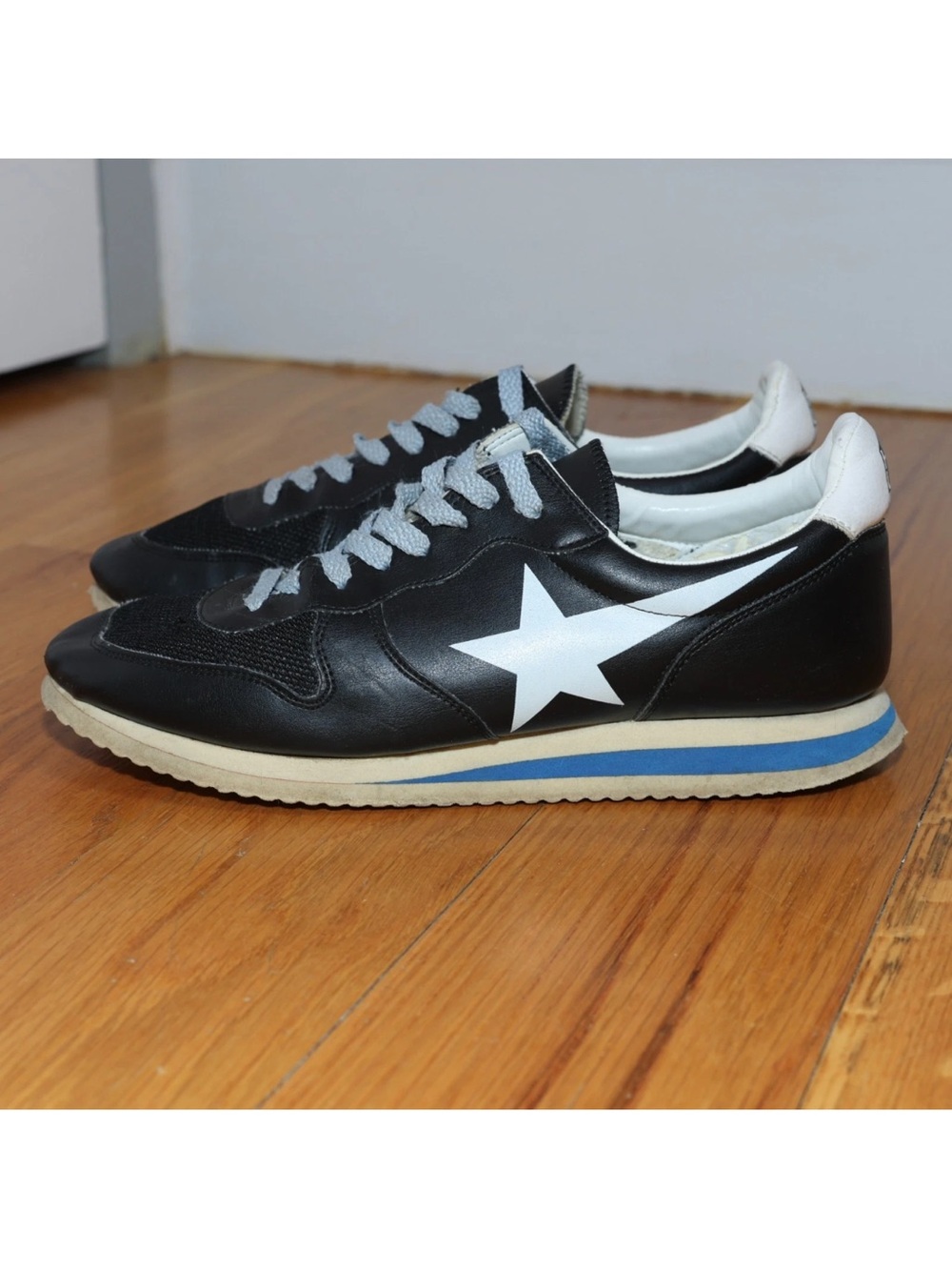 Golden Goose HAUS - Black/White Running Sneakers Shoes ITALY - Women's Size 37